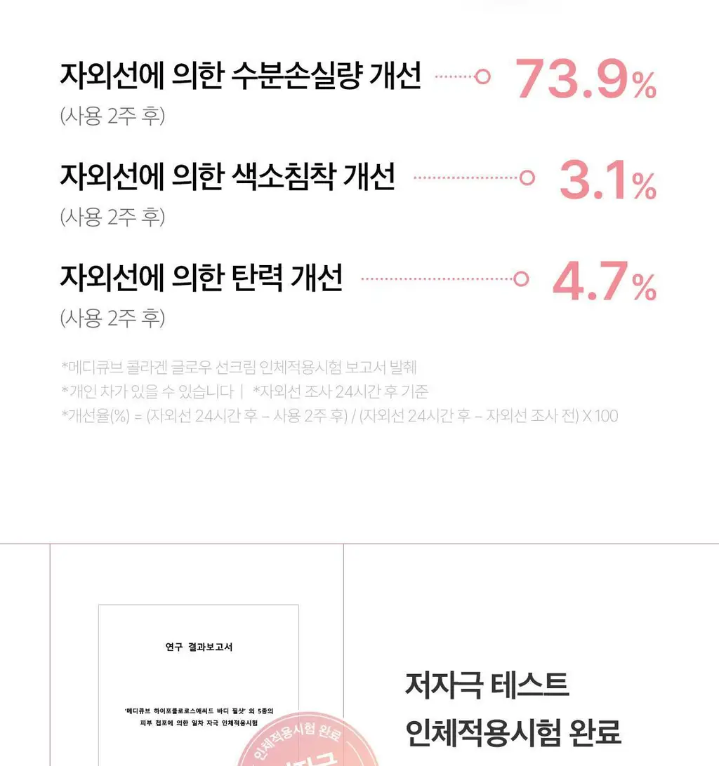 [여배우선크림/화잘먹 고급광] 메디큐브 콜라겐 글로우 선크림 50ml 상세페이지 30